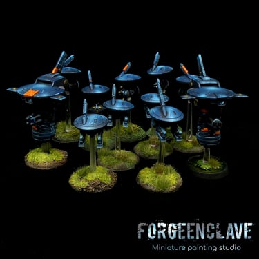 tau empire t'au warhammer warhammer40000 gamesworkshop grimdark weathering drone