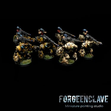 tau empire t'au warhammer warhammer40000 gamesworkshop grimdark weathering guevesa gue'vesa conversion krootox