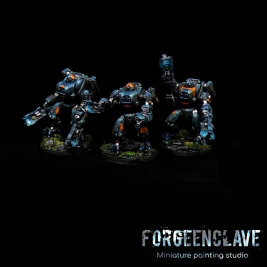 tau empire t'au warhammer warhammer40000 gamesworkshop grimdark weathering lionfish battlesuit