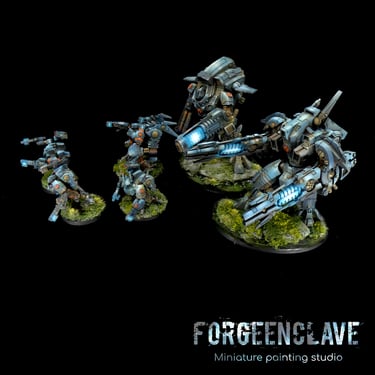 tau empire t'au warhammer warhammer40000 gamesworkshop grimdark weathering battlesuit yvara rvarna crisis coldstar