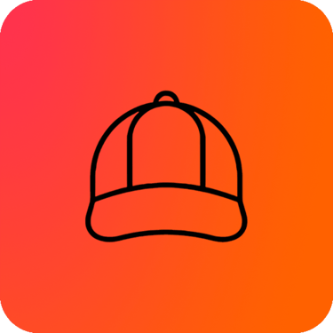 Caps category icon for hats and streetwear accessories