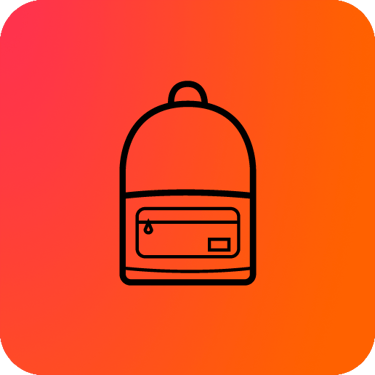 Bags category icon for backpacks and fashion accessories