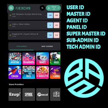 ONLINE CRICKET BETTING ID AVAILABLE DL MDL SMDL MASTER ID SUPER MASTER ID ADMIN ID AVAILABLE