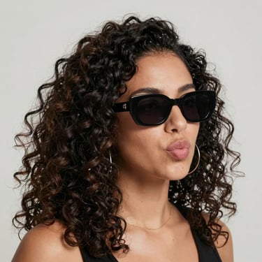 Happy man unboxing a package with excitement