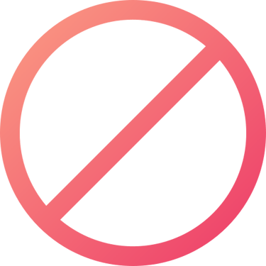 ed prohibition circle with diagonal line icon representing restriction, ban, or not allowed