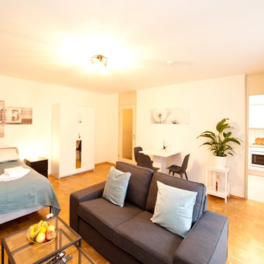 Möbliertes Studio-Apartment: Dein Rückzugsort mitten in der Festspielstadt.