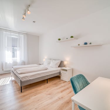 Bequeme Betten für besten Schlafkomfort in Ferienwohnungen in Coburg