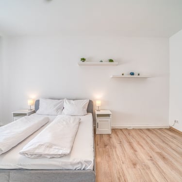 Bequeme Betten für besten Schlafkomfort in unseren KRH Ferienwohnungen in Coburg