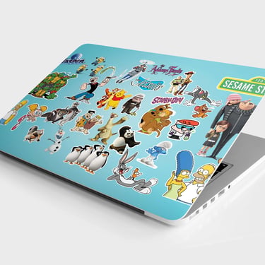 Laptop Skin Animation Movies StickerBomb