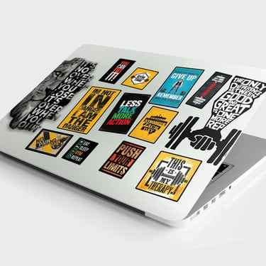 Laptop Skin Fitness and Motivation