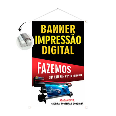 Banners impressão digital