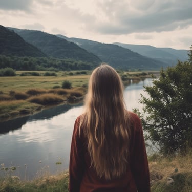 A smiling woman giving a testimonial about holistic coaching.