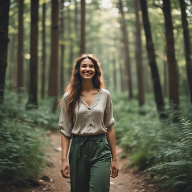 A happy customer sitting comfortably on a freshly cleaned sofa in a bright living room.