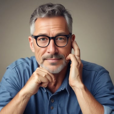 woman wearing black crew-neck shirt
