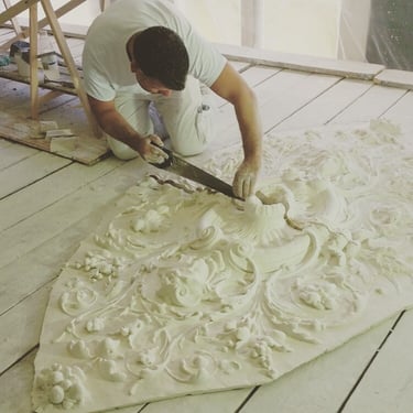 Een ornament voor het plafond 