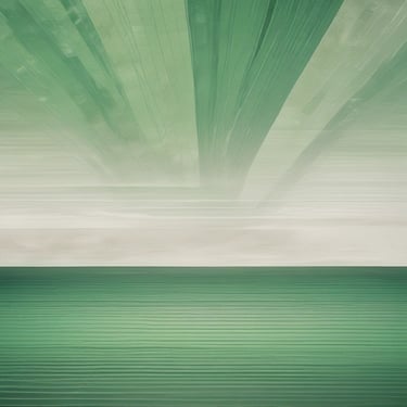 endless abstract green sea representing health