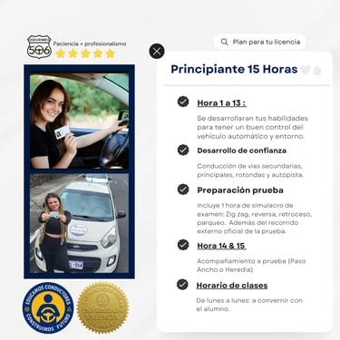 mujeres conduciendo vehículo y mostrando la licencia de conducir