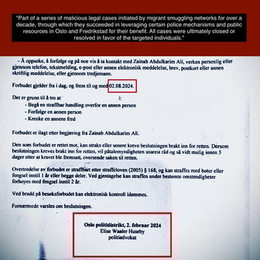 Emilie Austrheim Askestad,Zainab AbdulKarim,Salah Hassan Al-Saadi,Elise Waaler Huseby,Hege Finsveen,Line Selven Aasland