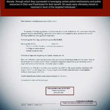 Zainab AbdulKarim,Salah Al-Saadi,Maren Brit Østern,Elise Waaler Huseby,Hege Finsveen,Emilie Austrheim Askestad