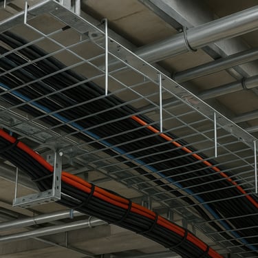 Instalación y canalización de líneas eléctricas