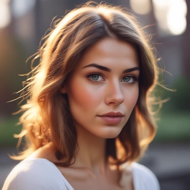 Happy man giving a thumbs up outdoors with a cityscape background