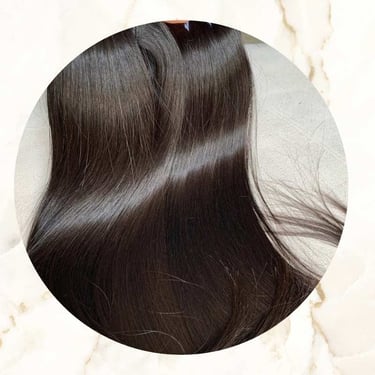 Echthaar Glatte Tressen Natur