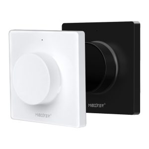 Mando Miboxer K1: interruptor rotativo compacto de diseño minimalista.