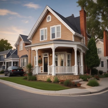 A smiling professional cleaner in uniform holding cleaning supplies in a bright office space.