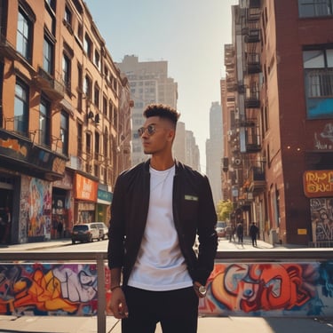 Portrait of a smiling woman holding a soft, colorful throw blanket in a cozy living room.