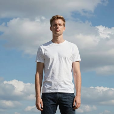 A smiling woman holding a reusable ply tote bag outdoors surrounded by greenery.