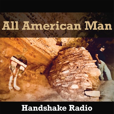 anasazi pictograph - album cover for Handshake Radio