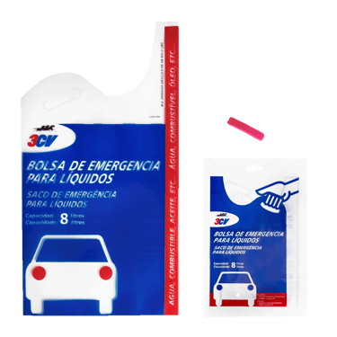 Bolsa de emergencia para líquidos para gasolineras