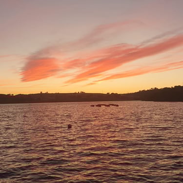 por do sol no alqueva