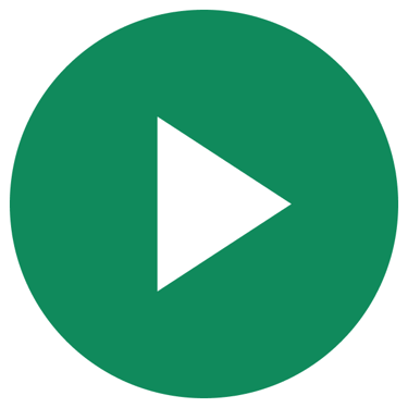 a green play button with a white arrow pointing to the left