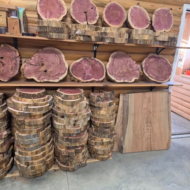 Cypress centerpieces for events.