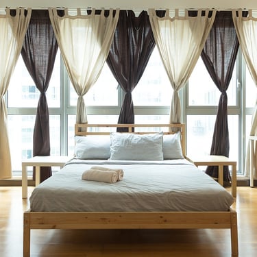 Curtain installation