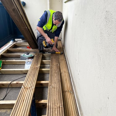 handyman install decking
