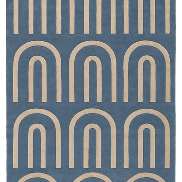 Minimalist modern rug design by Rasida Creation, handmade with care