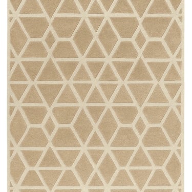 Minimalist modern rug design by Rasida Creation, handmade with care