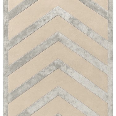 Minimalist modern rug design by Rasida Creation, handmade with care