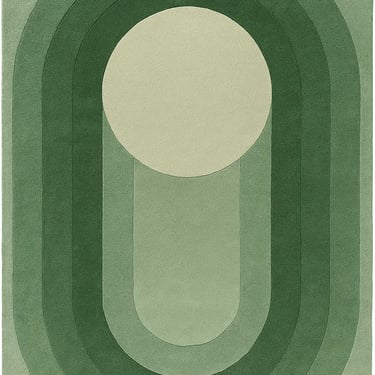 Minimalist modern rug design by Rasida Creation, handmade with care