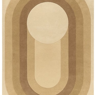 Minimalist modern rug design by Rasida Creation, handmade with care
