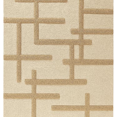 Minimalist modern rug design by Rasida Creation, handmade with care