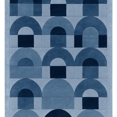 Bohemian hand-woven rug by Rasida Creation for living room interior