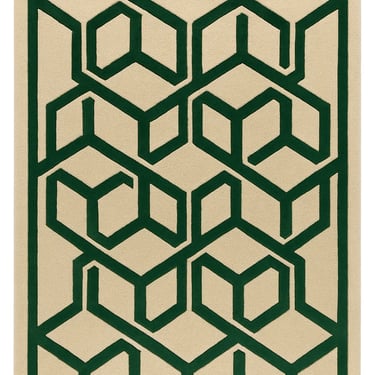 Minimalist modern rug design by Rasida Creation, handmade with care