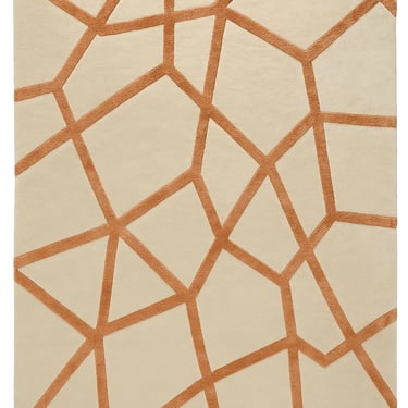 Bohemian hand-woven rug by Rasida Creation for living room interior