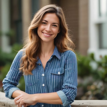 woman wearing black crew-neck shirt