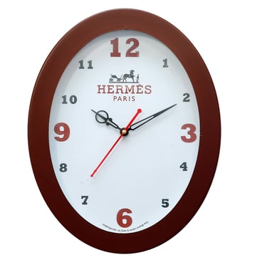 Oval promotional  analog wall clock