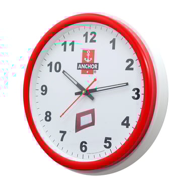 Logo combination wall clock