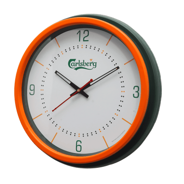 Chrome wall clock